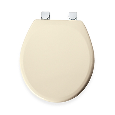 Mayfair&reg; Easy-Clean & Change&trade; Wide Round Toilet Seat in Bone/Cream. View a larger version of this product image.