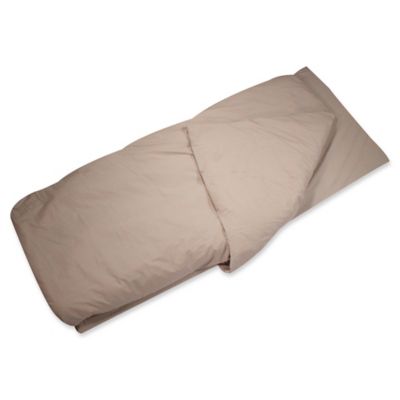 Duvalay&trade; Kids Memory Foam Sleeping Bag and Duvet Cover in Cappuccino