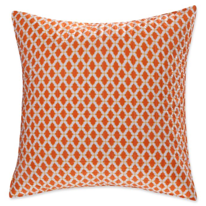 Levtex Home Madalyn European Pillow Sham In Orange Bed Bath And Beyond