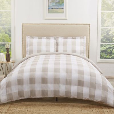 Truly Soft Everyday Buffalo Plaid Duvet Cover Set Bed Bath Beyond