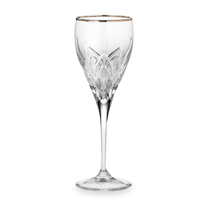 MarquisÂ® by Waterford Caprice Platinum Crystal 8 oz. White Wine Glass | Bed Bath & Beyond