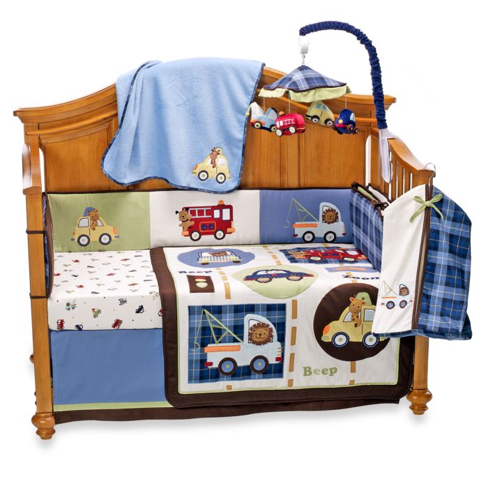 Lambs & Ivy® Vroom 5-Piece Crib Bedding Set and ...