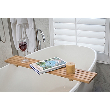 ARB Teak & Specialties Fiji 5-Slat Tub Caddy/Seat in Natural. View a larger version of this product image.