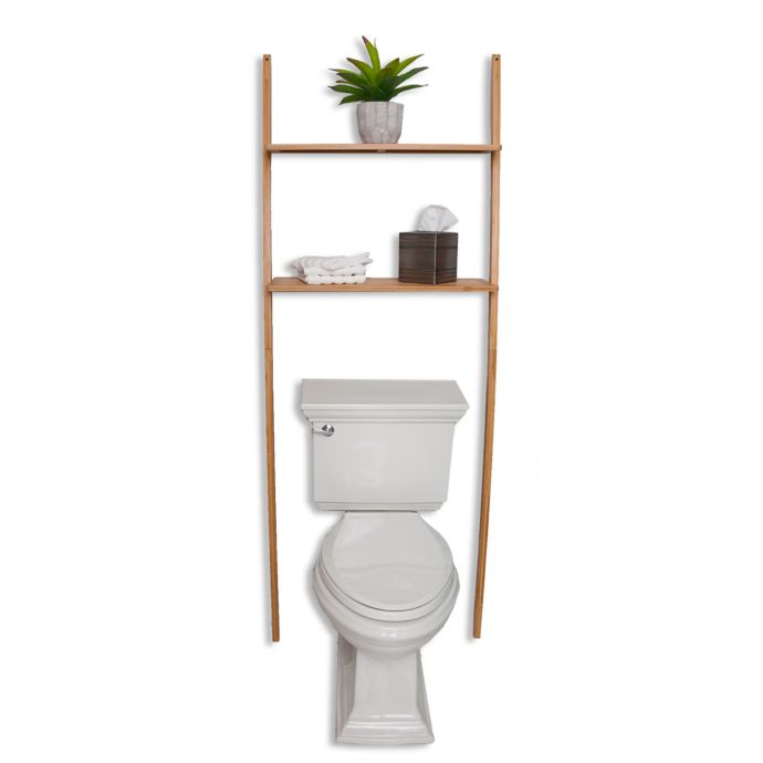 Bamboo 2 Shelf Over The Toilet Space Saver Bed Bath Beyond