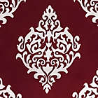 Alternate image 1 for Medallion 96-Inch Grommet Top Room Darkening Window Curtain Panels in Burgundy (Set of 2)