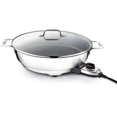 All-Clad&reg; 7 qt. Electric Non-Stick Skillet in Stainless Steel