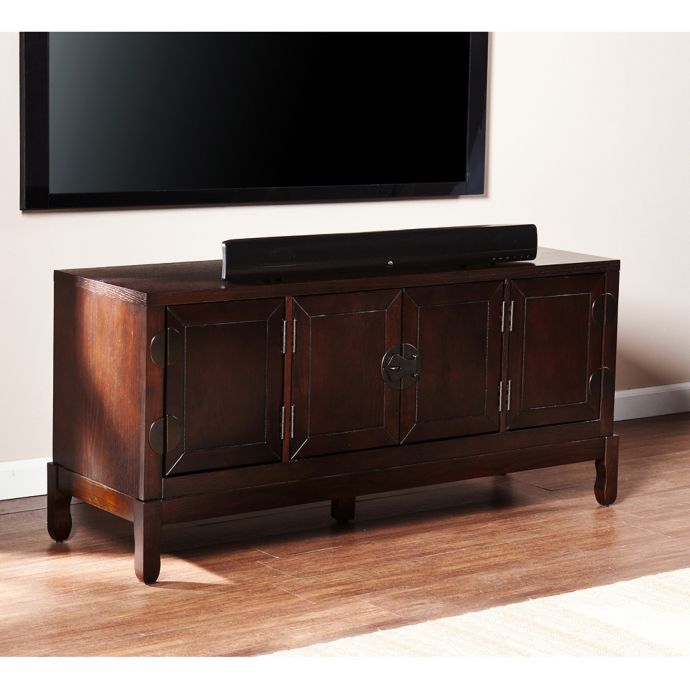 Southern Enterprises Dynasty Media Cabinet In Espresso Bed Bath