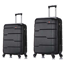 DUKAP® Rodez Hardside Spinner Checked Luggage