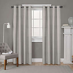 Loha 84-Inch Grommet Window Curtain Panels in Beige (Set of 2)