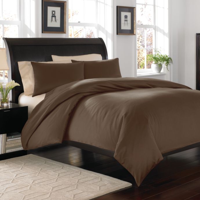 Royal Velvet Taupe 400 Duvet Cover Set Bed Bath Beyond