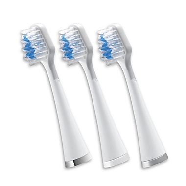 Waterpik(R) Complete Care 5.0 3-Pack Brush Heads in White. View a larger version of this product image.