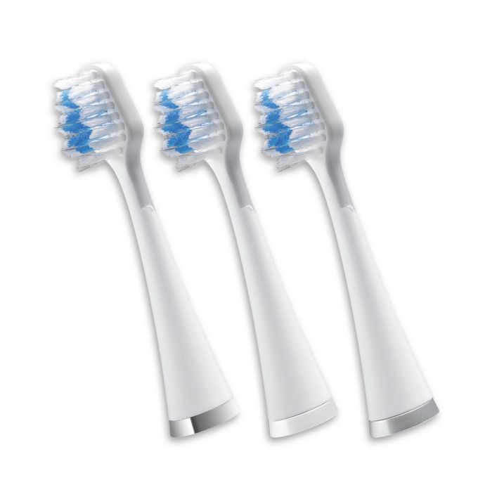 Waterpik(R) Complete Care 5.0 3Pack Brush Heads in White Bed Bath