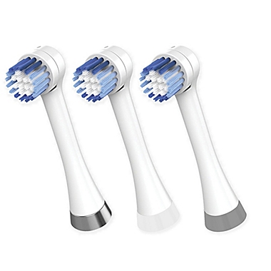 Waterpik&reg; Complete Care 5.5 3-Pack Brush Heads in White. View a larger version of this product image.