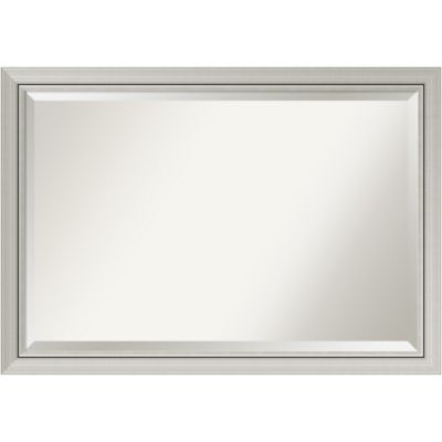 Amanti Romano Narrow Extra Large Wall Mirror in Silver