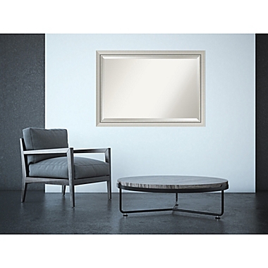 Amanti Romano Narrow Extra Large Wall Mirror in Silver. View a larger version of this product image.