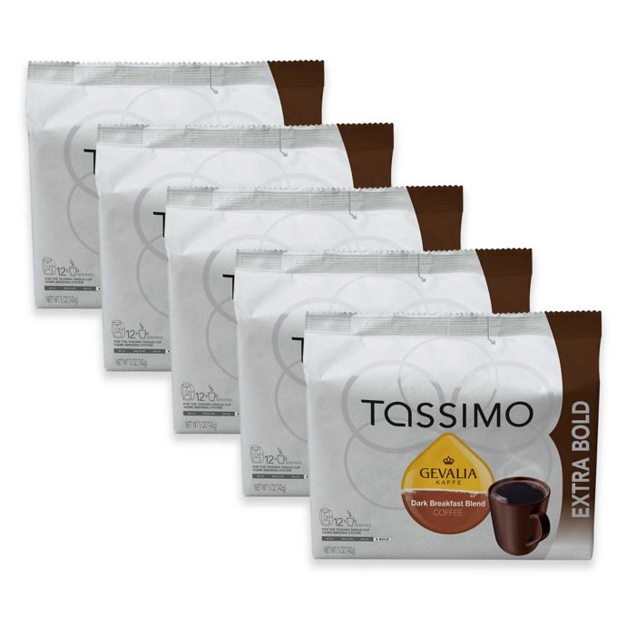Gevalia 60Count Dark Breakfast Blend Coffee T DISCs for Tassimo™ Beverage System Bed Bath