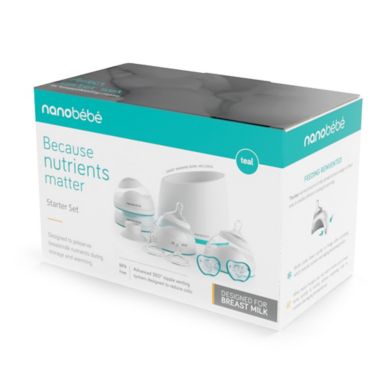 Nanobebe Starter Set in Teal. View a larger version of this product image.