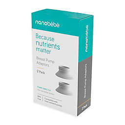Nanobebe 2-Pack Standard Neck Breast Pump Adaptor