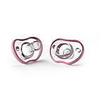 Alternate image 0 for Nanobebe Flexy 0-3M 2-Pack Pacifiers in Pink