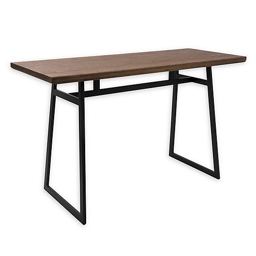 Alternate image 1 for LumiSource® Geo Counter Table in Brown/Black