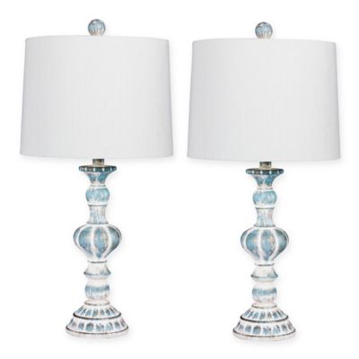 Fangio Lighting Sculpted Candlestick Lamp (Set of 2)