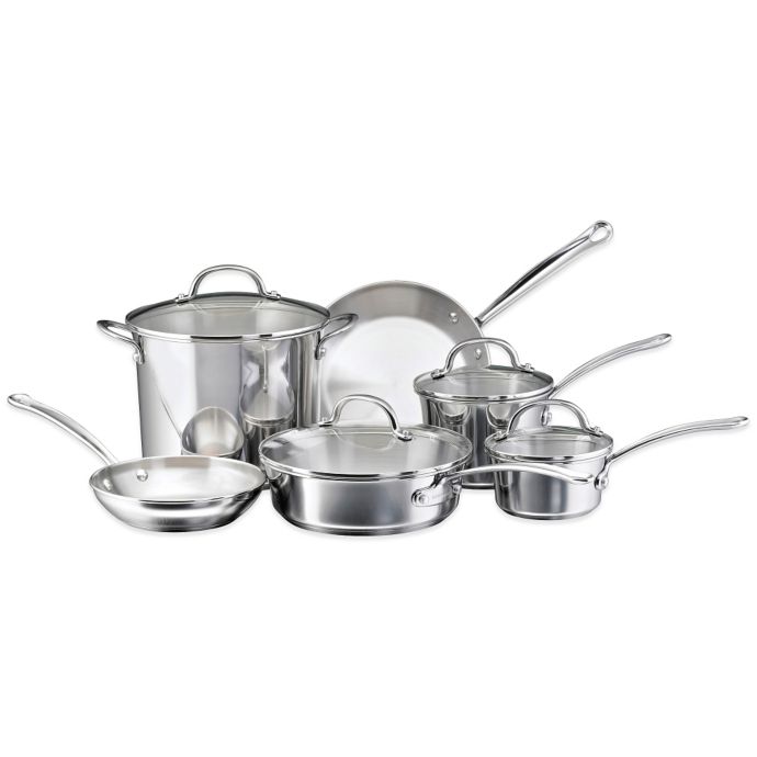 Farberware® Millennium Stainless Steel 10-Piece Cookware Set  Bed Bath & Beyond