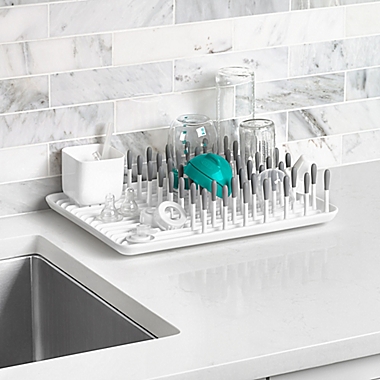 OXO Tot&reg; Bottle Drying Rack in Grey. View a larger version of this product image.