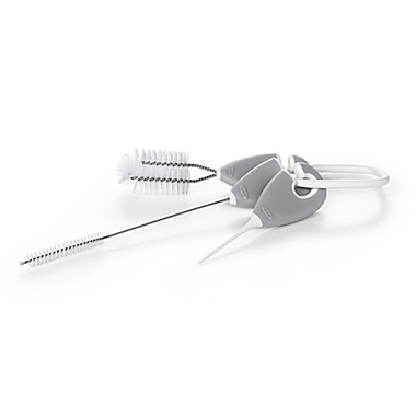 OXO Tot&reg; Straw and Sippy Cup Cleaning Brush Set in Grey. View a larger version of this product image.