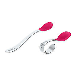 green sprouts® 2-Pack Learning Spoon Set in Pink