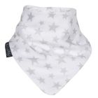 Alternate image 2 for Cheeky Chompers&reg; Neckerbib&reg; 2-Pack Stars &amp; Hippo Bibs in White/Grey