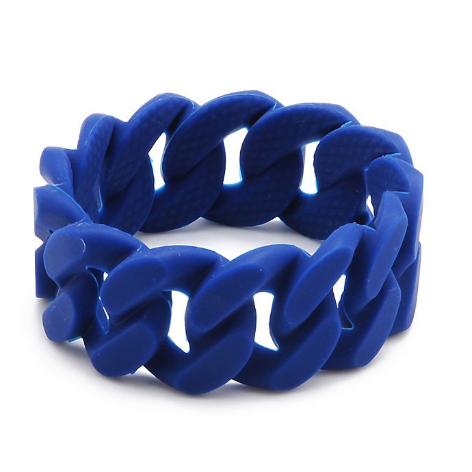 Wooden teether chew beads baby rattle teether bracelet teething ring toy VQ