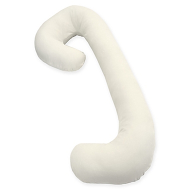 Leachco&reg; Snoogle&reg; Jersey Total Body Pillow in Ivory. View a larger version of this product image.