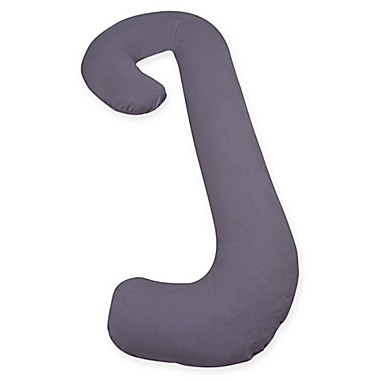 Leachco&reg; Snoogle&reg; Jersey Pillow Cover in Sky Grey. View a larger version of this product image.