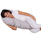 Alternate image 1 for Leachco&reg; Snoogle&reg; Mini Chic Side Sleeper Pillow in Moroccan Grey
