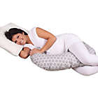 Alternate image 2 for Leachco&reg; Snoogle&reg; Mini Chic Side Sleeper Pillow in Moroccan Grey