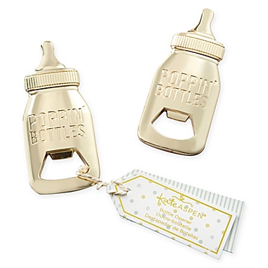 Kate Aspen&reg; Baby Bottle Shaped Bottle Opener (Set of 12). View a larger version of this product image.