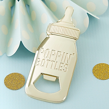 Kate Aspen&reg; Baby Bottle Shaped Bottle Opener (Set of 12). View a larger version of this product image.
