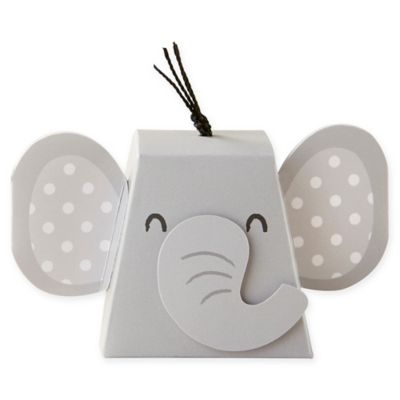 Kate Aspen&reg; 12-Pack Elephant Favor Boxes