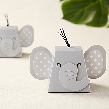 Kate Aspen&reg; 12-Pack Elephant Favor Boxes. View a larger version of this product image.
