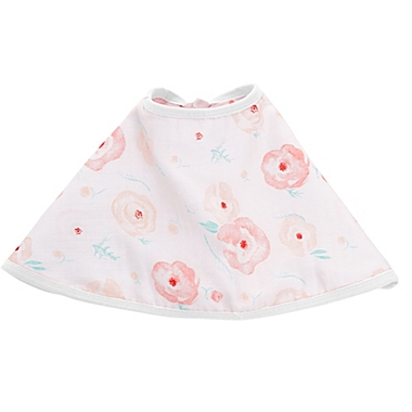 aden + anais&trade; essentials Full Bloom Burpy Bib in Pink. View a larger version of this product image.