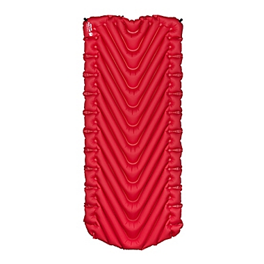 Klymit Insulated Static V Luxe Sleeping Mat in Red. View a larger version of this product image.