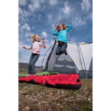 Klymit Insulated Static V Luxe Sleeping Mat in Red. View a larger version of this product image.