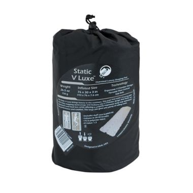 Klymit Static V Luxe Sleeping Mat in Grey. View a larger version of this product image.