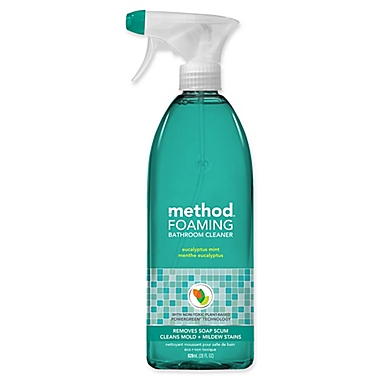 Method&reg; Eucalyptus Mint 28 oz. Foaming Bathroom Cleaner. View a larger version of this product image.