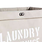 Alternate image 7 for Danya B. Army Canvas Laundry Hamper on Wheels in Grey