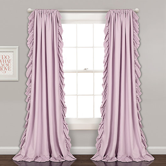 Alternate image 1 for Reyna 84-Inch Rod Pocket Window Curtain Panels  (Set of 2)