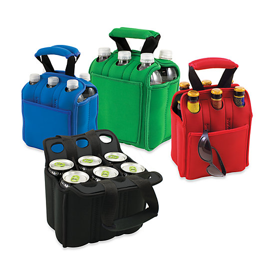 Alternate image 1 for Picnic Time® Six Pack Insulated Beverage Carrier
