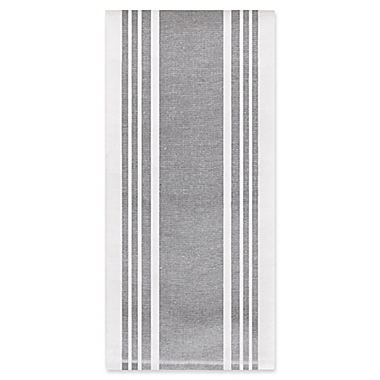 All-Clad Striped Dual Kitchen Towel in Pewter. View a larger version of this product image.