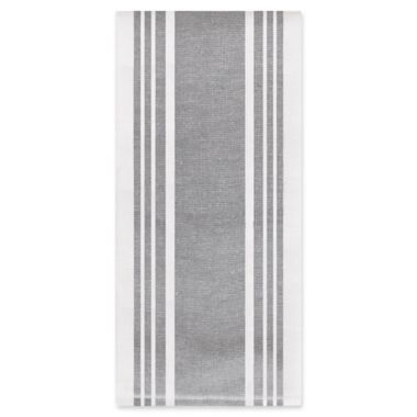 All-Clad Striped Dual Kitchen Towel in Pewter. View a larger version of this product image.