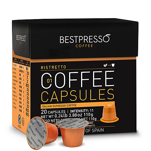 Alternate image 1 for Bestpresso Ristretto Espresso Capsules 20-Count